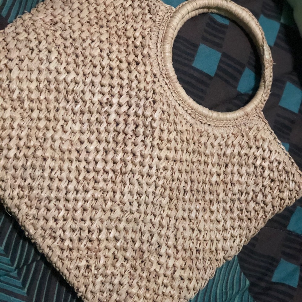 Wicker handbag straight from shopbop